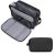 BAGSMART – Neceser de baño para hombre, viaje, accesorios grandes, impermeable, neceser de maquillaje, para mujer, bolsa de baño, organizador, Negro , large